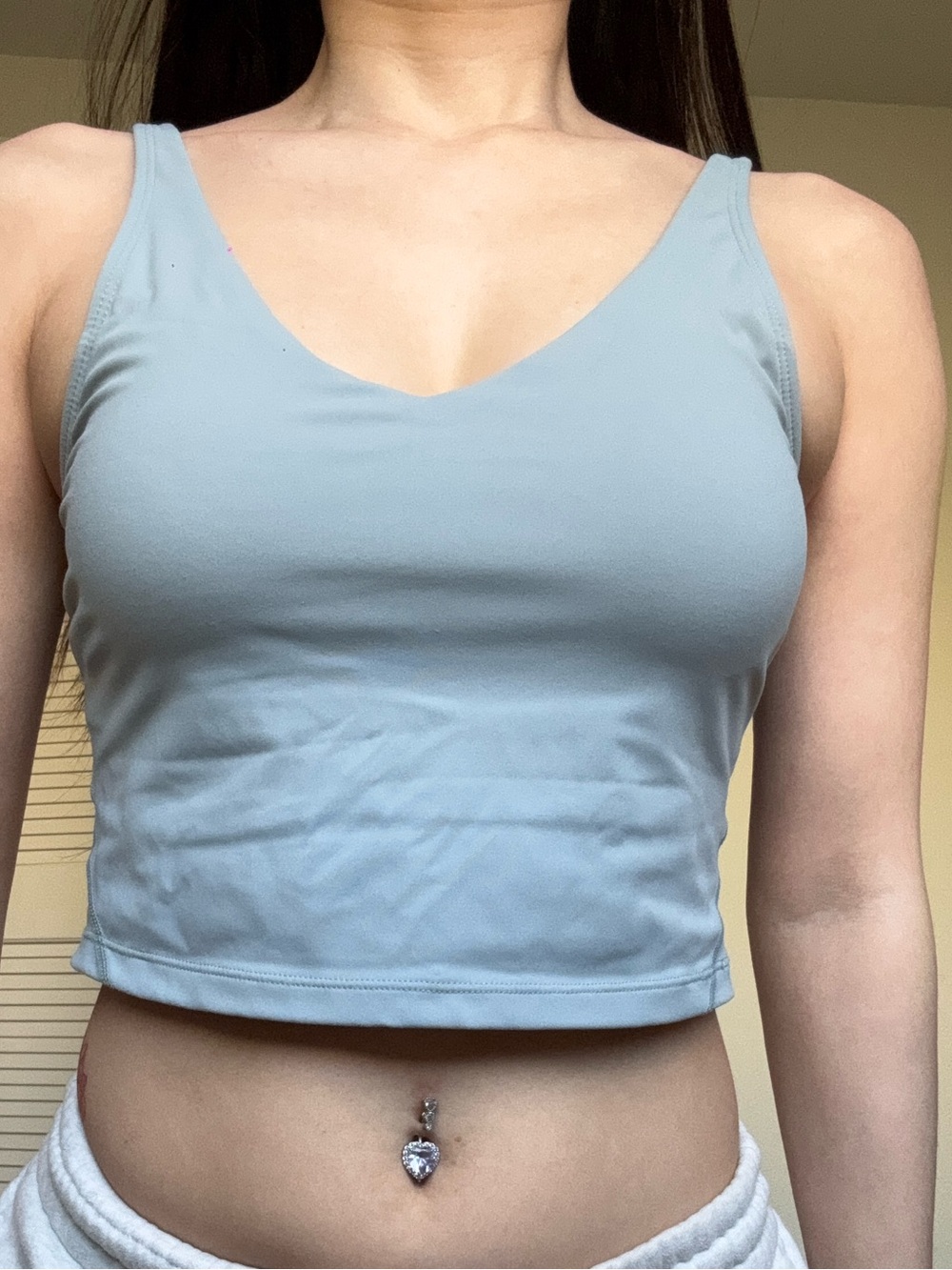 Longline sports bra